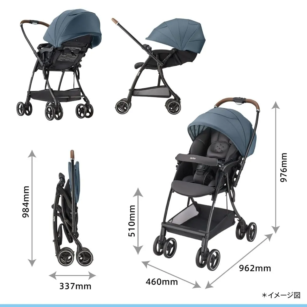 アップリカ ラクーナエアープラス A型ベビーカー 軽量
