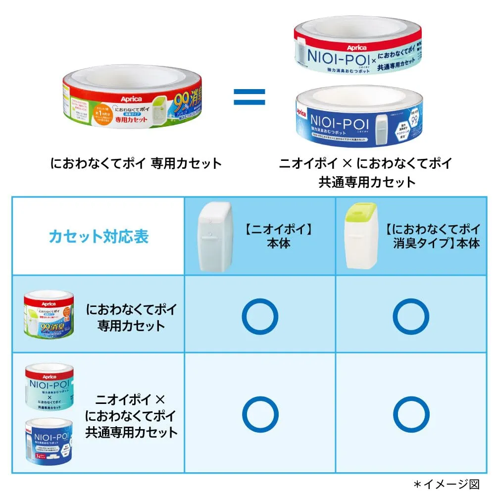 Aprica ニオイポイ共通カセット おむつポット用 消臭フィルム