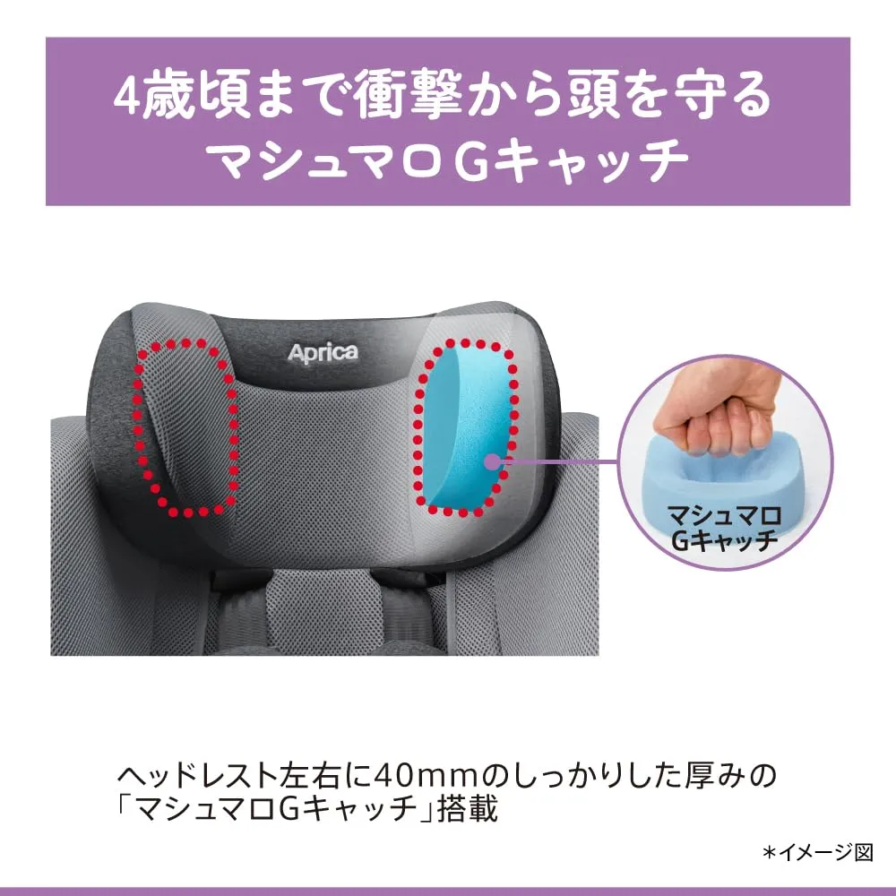 アップリカ クルリラプライト 回転式チャイルドシート ISOFIX R129適合