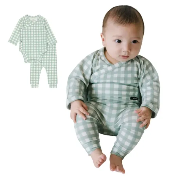 Konny Newborn バンブーボディスーツ&レギンスセット ベビー服 竹素材