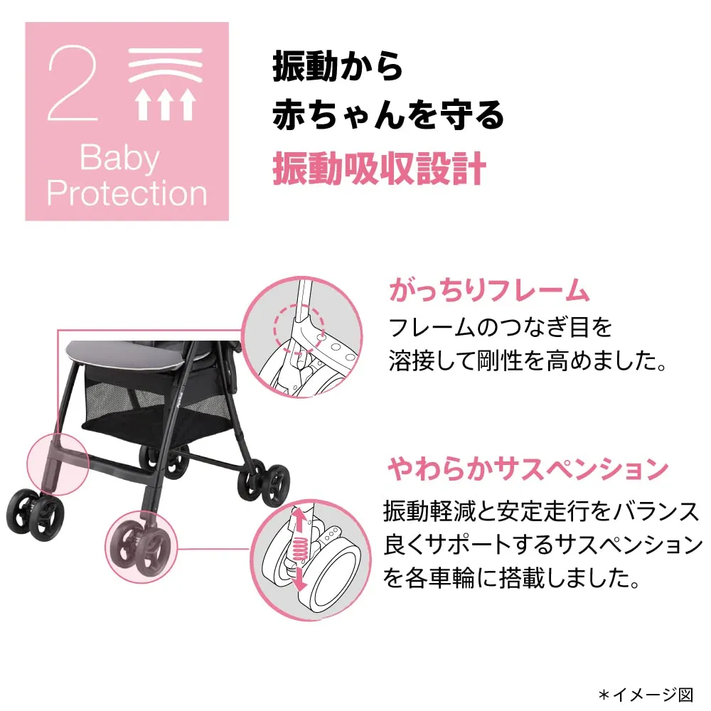 アップリカ カルーンエアー AD 2189465 A型ベビーカー