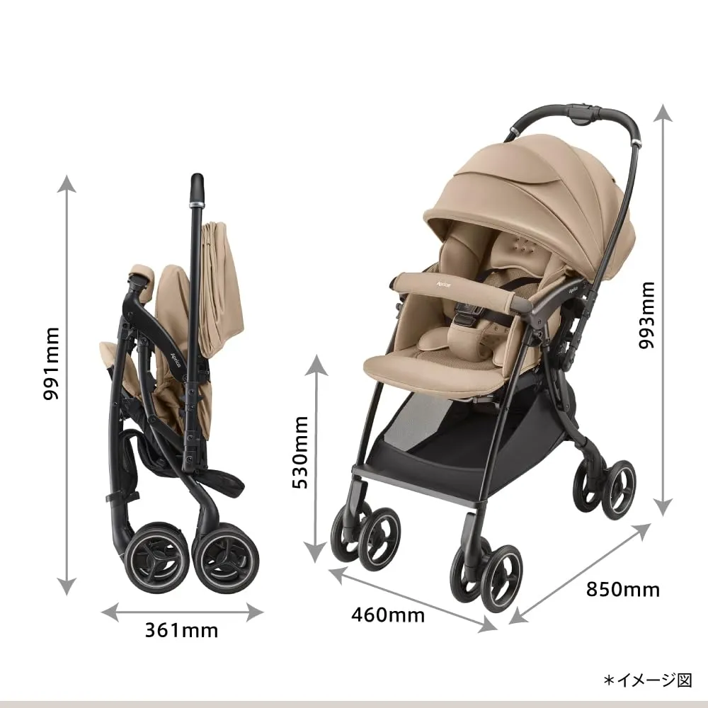 アップリカ ラクーナクッション AI A型ベビーカー オート4輪両対面
