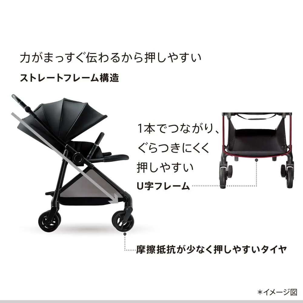 アップリカ ルーチェフリーAC A型ベビーカー 4輪フリー