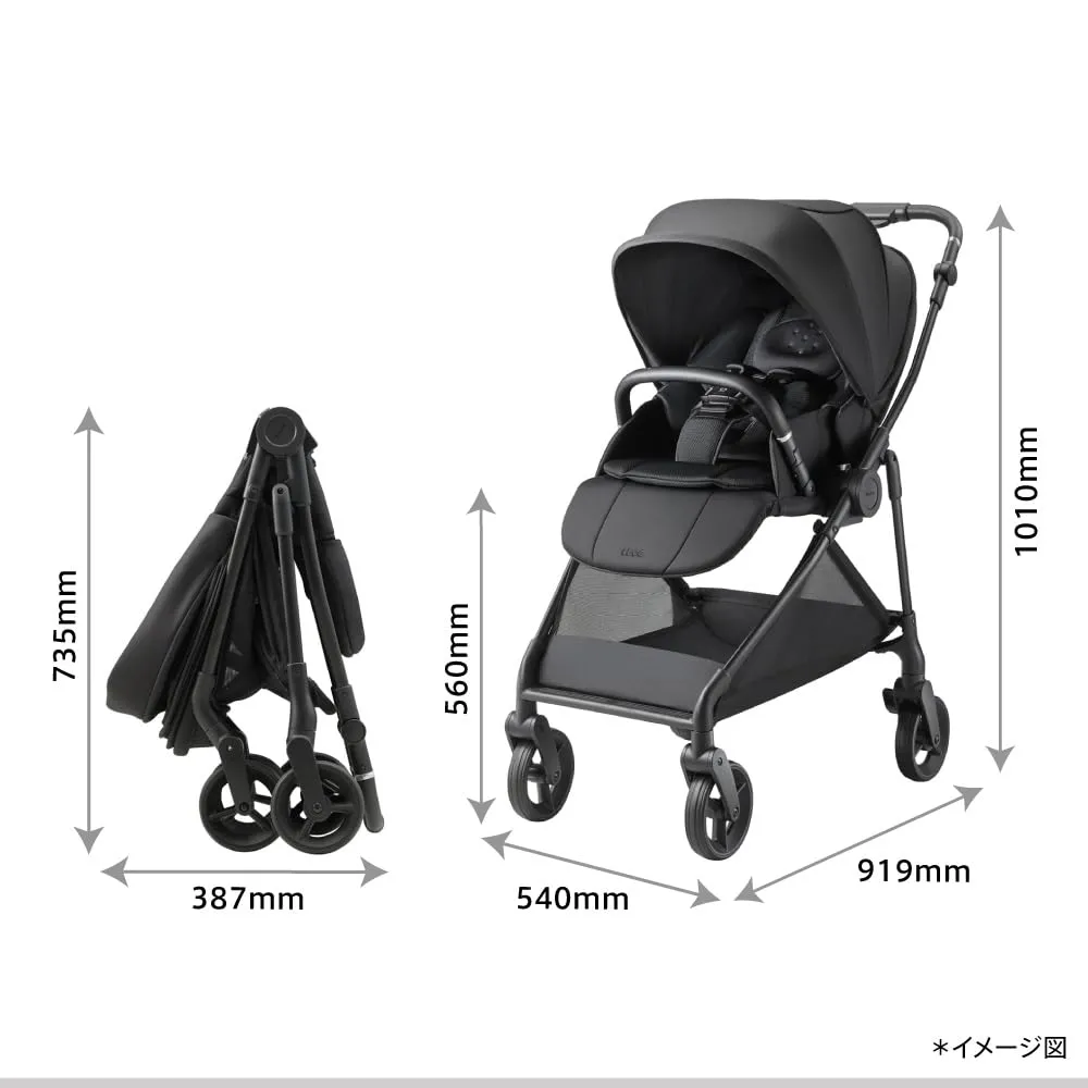 アップリカ ルーチェフリーAC A型ベビーカー 4輪フリー
