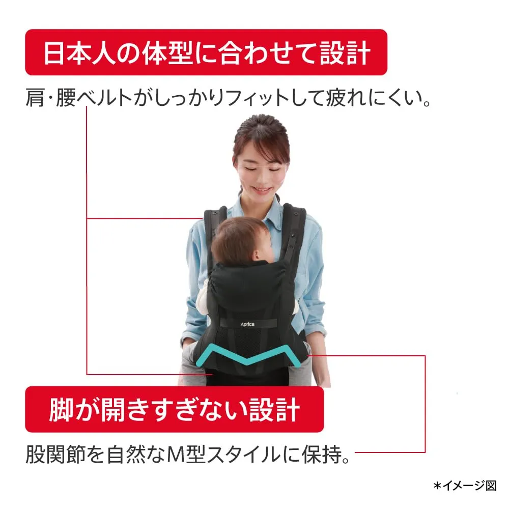 アップリカ コランハグライト5WAY抱っこ紐 新生児36か月メッシュ