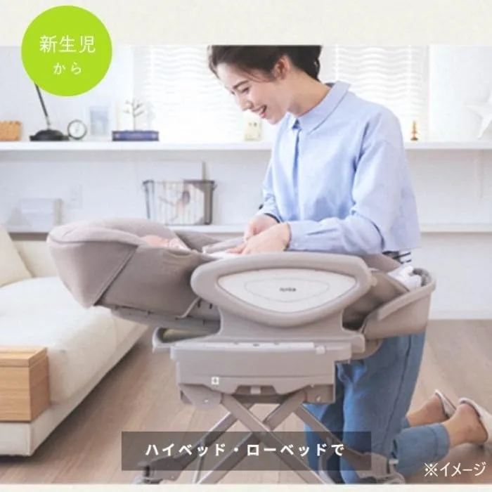 アップリカ ユラリズム ハイローチェア エレファントラブ グレー 手動