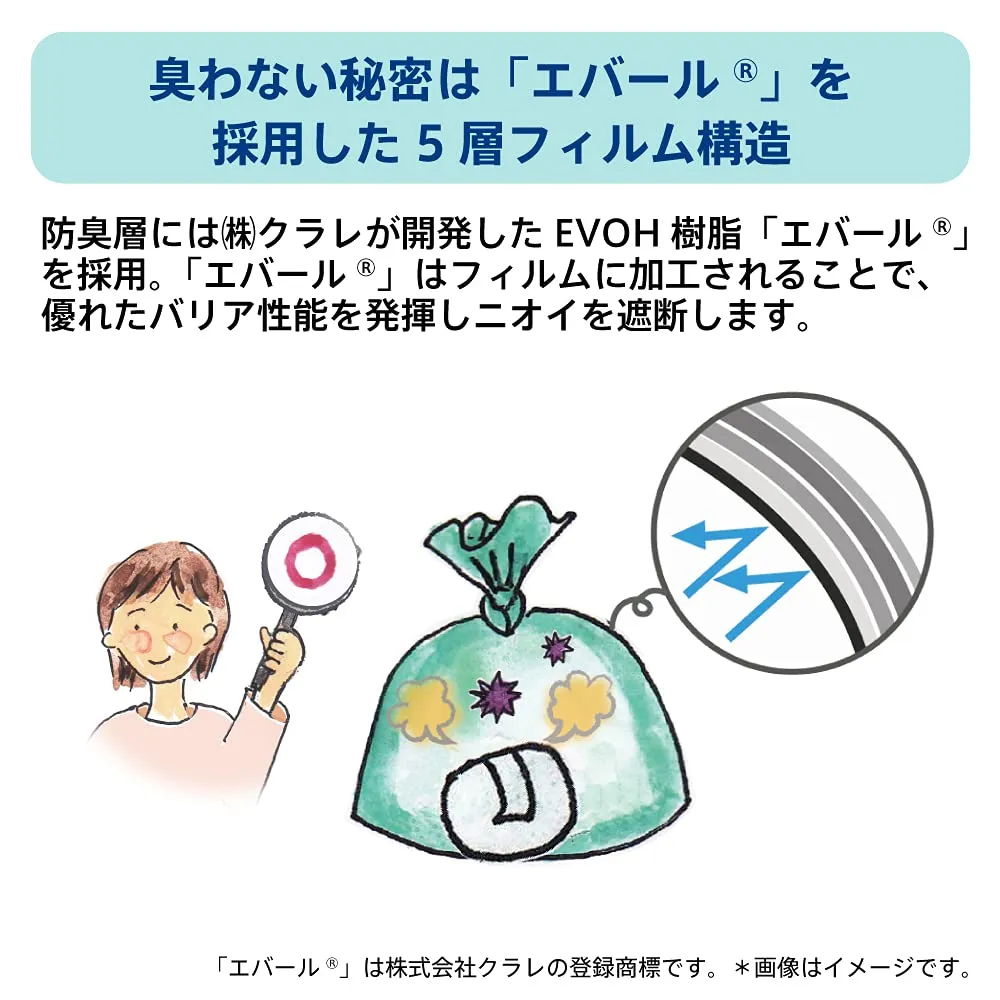 アップリカ ニオイポイ おむつ袋 グリーン 20枚入り 防臭
