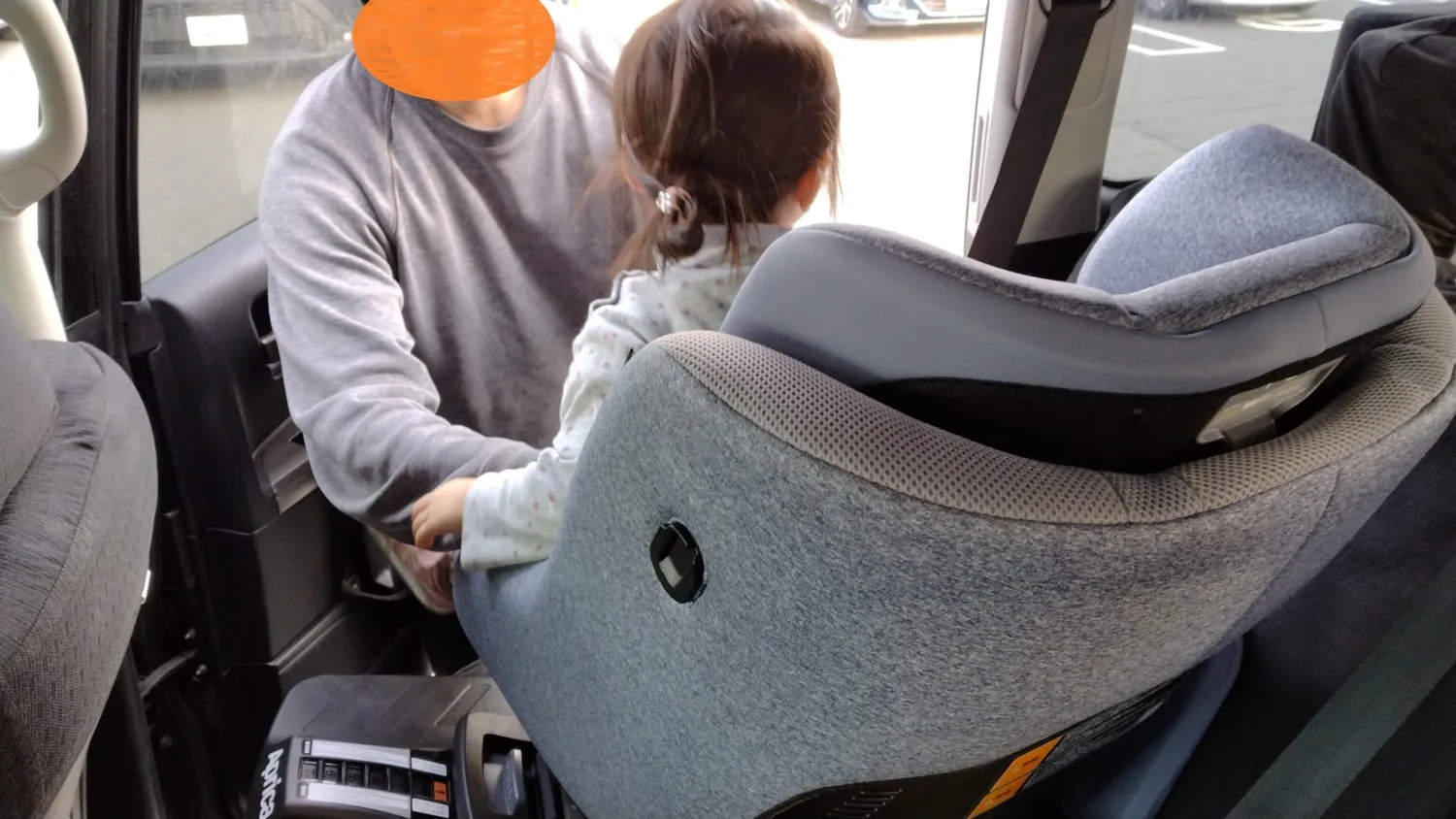 Aprica クルリラ プラス ライト AB チャイルドシート 回転式